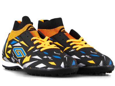 Dugana 2303 Merdane Halısaha Çoraplı - Siyah/Turuncu - 2