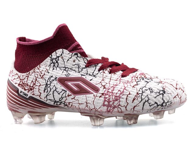 Dugana F50 Filet Krampon Çoraplı - Beyaz/Bordo - 1