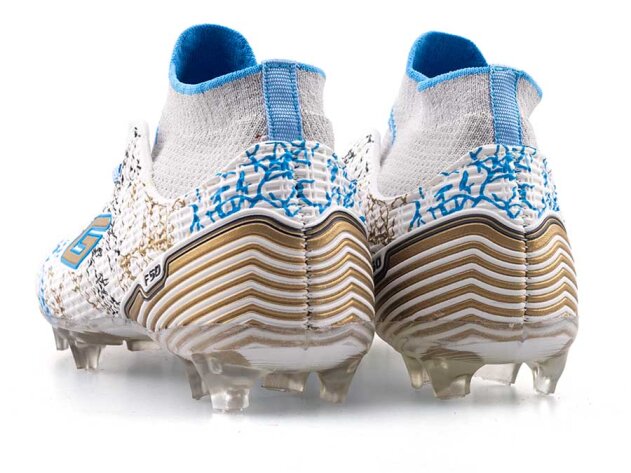 Dugana F50 Filet Krampon Çoraplı - Beyaz/Gold - 3