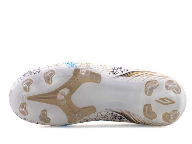 Dugana F50 Filet Krampon Çoraplı - Beyaz/Gold - 4