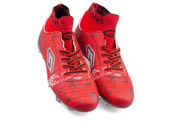 Dugana F50 Garson Krampon Çoraplı - Kırmızı/Füme - Dugana