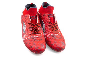 Dugana F50 Merdane Halısaha Çoraplı - Kırmızı/Füme - Dugana