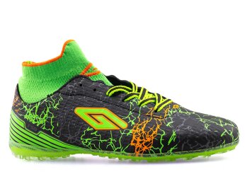 Dugana F50 Merdane Halısaha Çoraplı - Siyah/F. Yeşil - Dugana