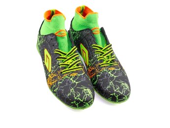 Dugana F50 Merdane Halısaha Çoraplı - Siyah/F. Yeşil - Dugana