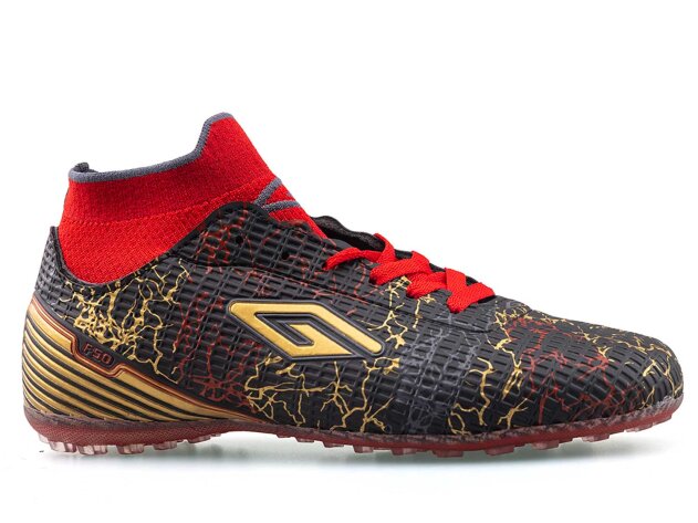 Dugana F50 Merdane Halısaha Çoraplı - Siyah/Gold - 1