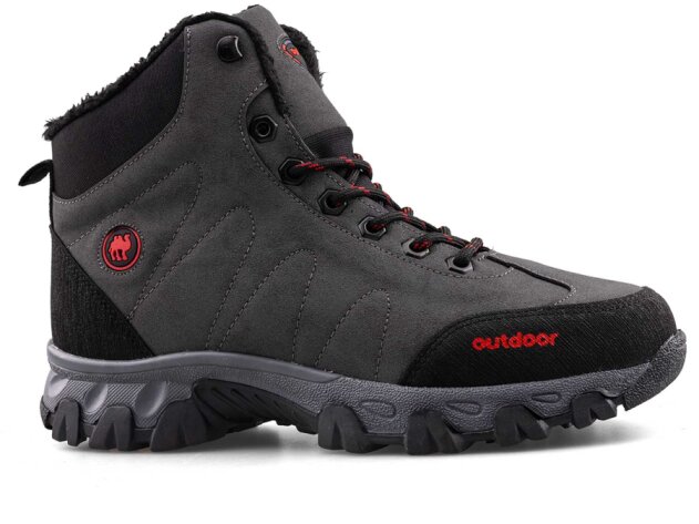 Jagulep 4057 Garson Bot - Füme/Kırmızı - 1