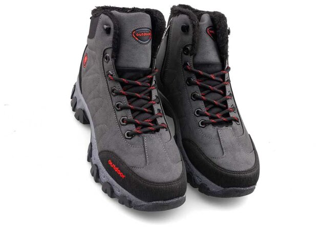 Jagulep 4057 Garson Bot - Füme/Kırmızı - 2