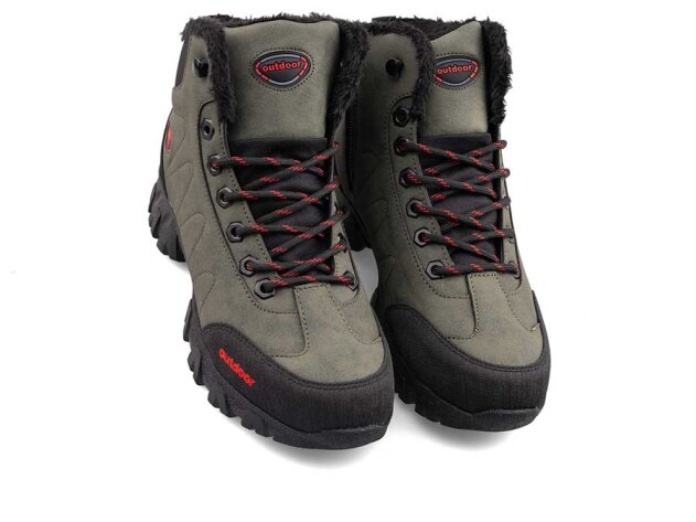 Jagulep 4057 Garson Bot - Haki/Kırmızı - 2