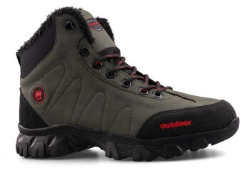 Jagulep 4057 Garson Bot - Haki/Kırmızı - Jagulep