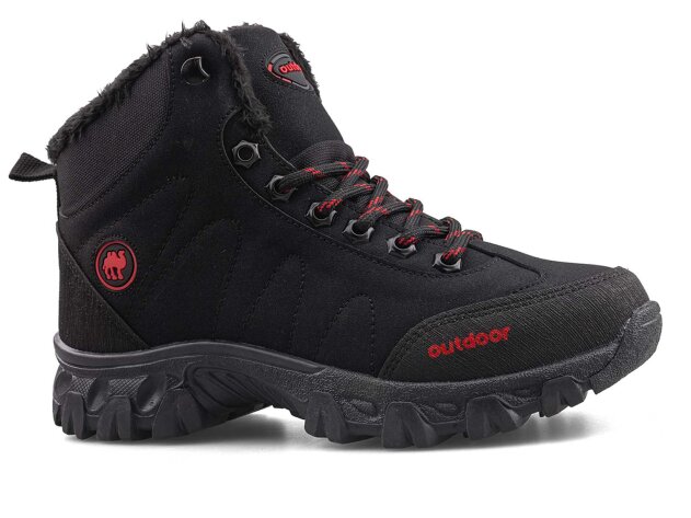 Jagulep 4057 Garson Bot - Siyah/Kırmızı/Siyah - 1