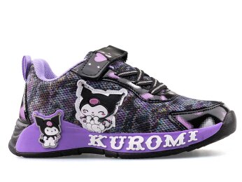 Kuromi 724 Patik Anrk Işıklı - Siyah/Lila - 1