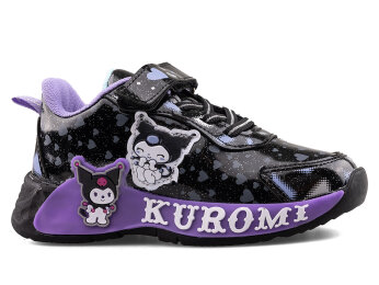 Kuromi 725 Bebe Cilt Işıklı - Siyah/Lila - Spider