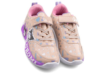 Kuromi 725 Patik Cilt Işıklı - Bej/Lila - 2