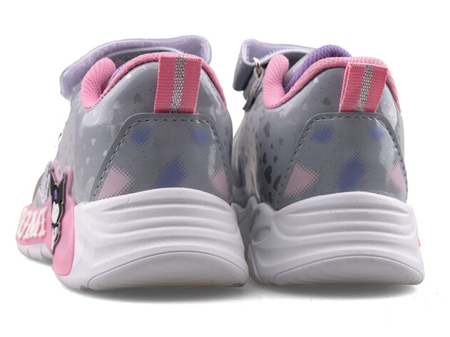 Kuromi 725 Patik Cilt Işıklı - Gri/Pembe - 3