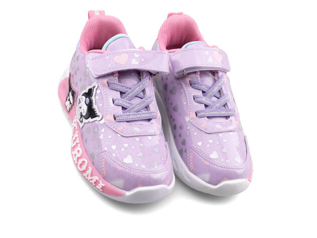 Kuromi 725 Patik Cilt Işıklı - Lila/Pembe - 2