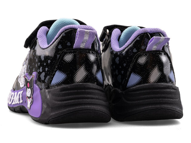 Kuromi 725 Patik Cilt Işıklı - Siyah/Lila - 3