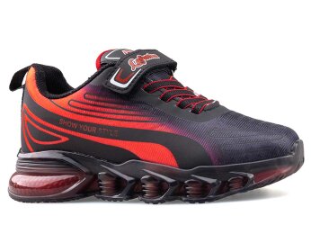 Lafonten 744 Patik Şeffaf Su İtici - Siyah/Kırmızı - Lafonten