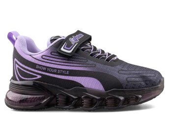 Lafonten 744 Patik Şeffaf Su İtici - Siyah/Lila - Lafonten