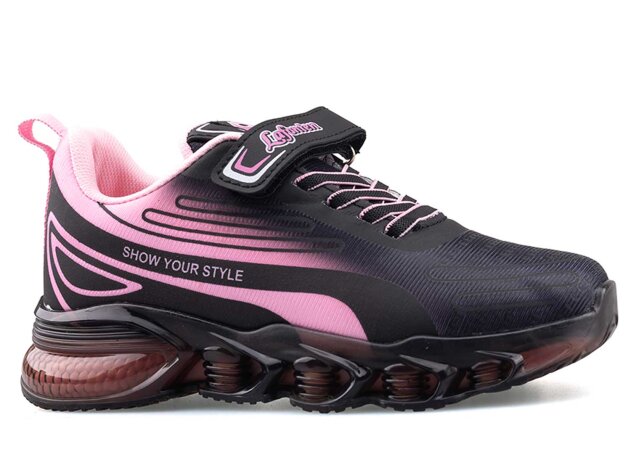 Lafonten 744 Patik Şeffaf Su İtici - Siyah/Pembe - 1