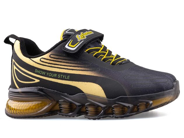 Lafonten 744 Patik Şeffaf Su İtici - Siyah/Sarı - 1