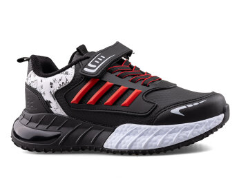 Lafonten 748 Patik Cilt - Siyah/Kırmızı - Lafonten