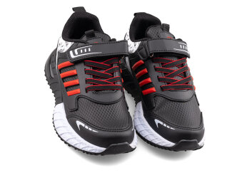 Lafonten 748 Patik Cilt - Siyah/Kırmızı - Lafonten