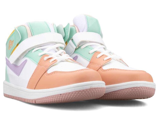 Lambırlent 8070 Filet Cilt Basket (28-35) - 20 Pudra/Beyaz/Lila Yeşil B.P.T - 2