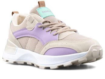 Lambırlent 9927 Zenne Anrk - 10 Krem/Kum/Lila/B.K.T - Lambırlent