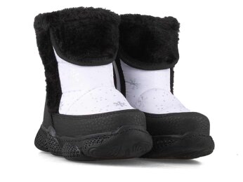 Lepetit 135 Bebe Kar Bot Kürklü - 13 Beyaz/Siyah T - Lepetit