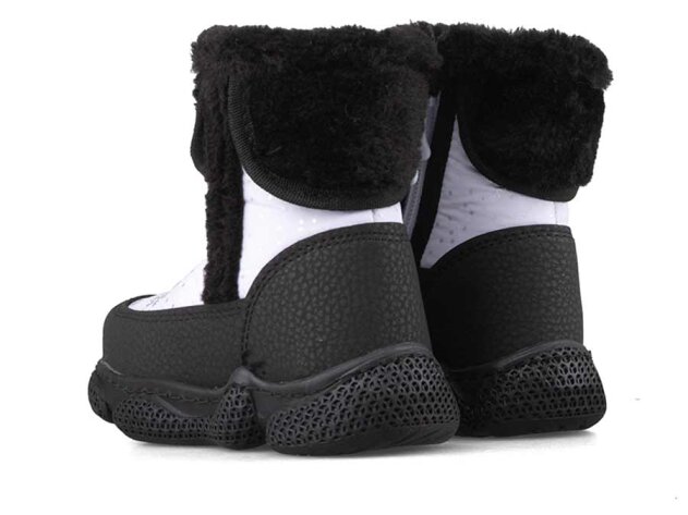 Lepetit 135 Bebe Kar Bot Kürklü - 13 Beyaz/Siyah T - 3