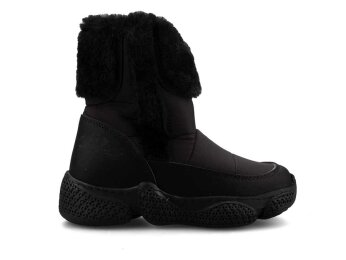 Lepetit 155 Filet Kar Bot Kürklü - 1 Siyah/Siyah - 1