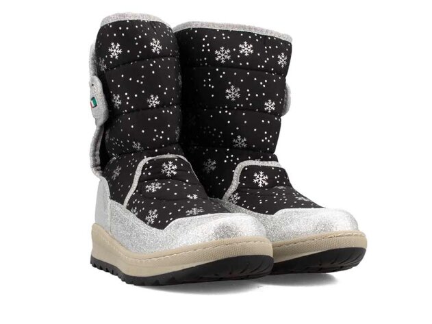 Lepetit 90 Filet Kar Bot - 20 Kar Desenli/Siyah/Gümüş/Simli/Bej/Siyah/T - 2