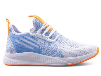 Lupoon 507 Merdane Triko Aqua - Beyaz/F. Oranj - Lupoon