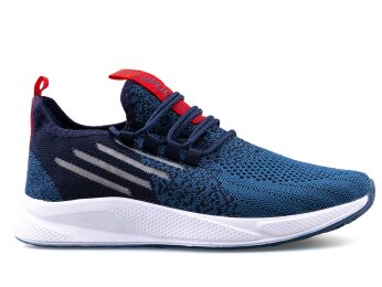 Lupoon 507 Merdane Triko Aqua - Laci/Kırmızı - Lupoon