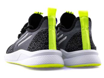 Lupoon 507 Merdane Triko Aqua - Siyah/F.Sarı - 3