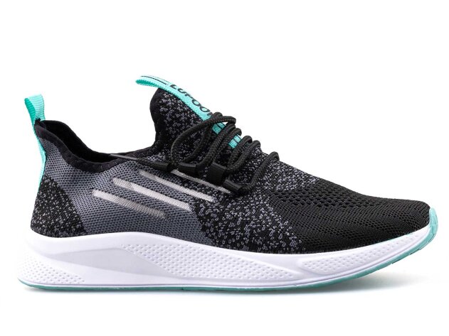 Lupoon 507 Merdane Triko Aqua - Siyah/Su Yeşili - 1