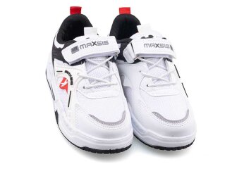 Maxsis 514 Patik Anrk Işıklı - Beyaz/Siyah/Kırmızı - 2