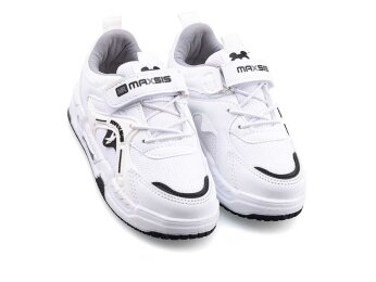 Maxsis 514 Patik Anrk Işıklı - Beyaz/Siyah - 2