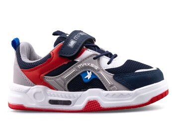 Maxsis 514 Patik Anrk Işıklı - Laci/Kırmızı - 1