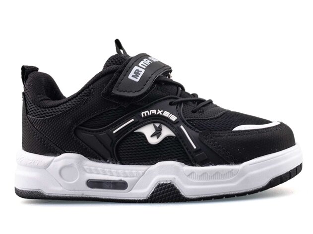 Maxsis 514 Patik Anrk Işıklı - Siyah/Beyaz - 1