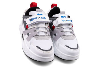 Maxsis 615 Patik Cilt Işıklı - Beyaz/Taş/Saks - Maxsis