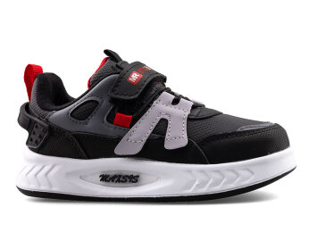 Maxsis 615 Patik Cilt Işıklı - Siyah/Füme/Kırmızı - Maxsis