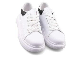 Mc Jamper 2270-1 Merdane Cilt - Beyaz/Siyah - Mc Jamper