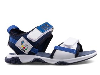 Middo 2023 Filet Şeritli Sandalet - Laci/Beyaz - Middo