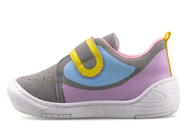 Middo Oki Bebe Süet - Gri/Pembe - 2