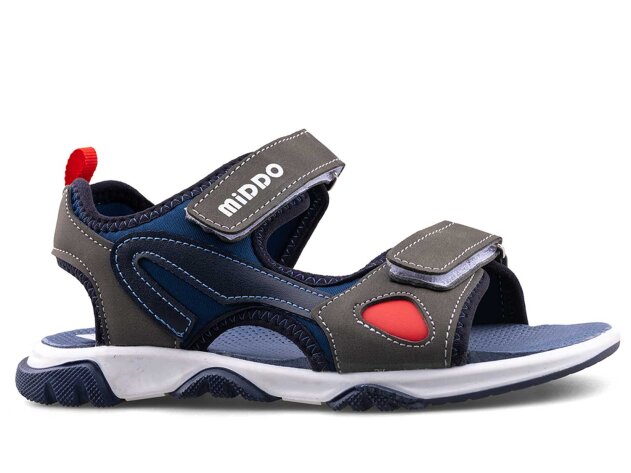 Middo Roy Filet Sandalet - Laci/Gri - 1