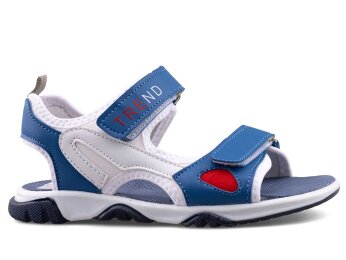 Middo Roy Filet Sandalet - Mavi/Beyaz - 1