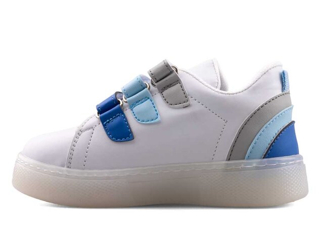 Middo Sun Patik Cilt Işıklı - Beyaz/Mavi - 2