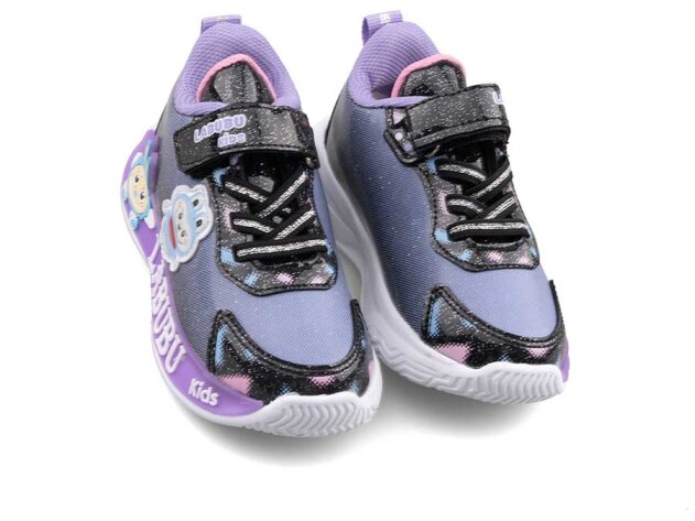 Miniyo 624 Bebe Cilt Işıklı - Siyah/Lila - 2