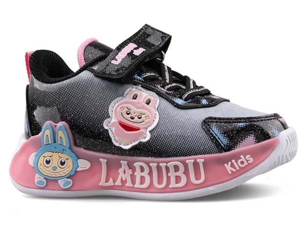 Miniyo 624 Bebe Cilt Işıklı - Siyah/Pembe - 1